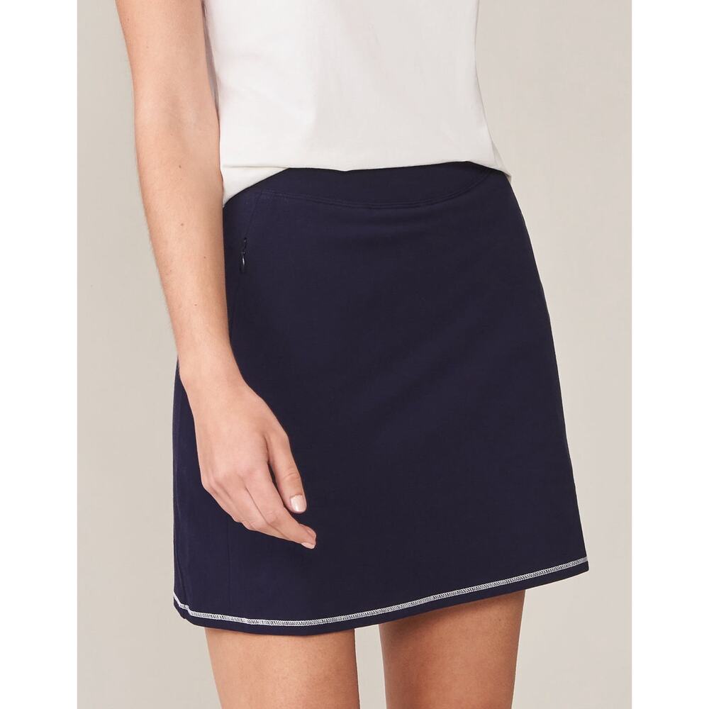 Spartina 449 Jersey Skort Women’s Large Navy Blue A-line Activewear Pickleball
